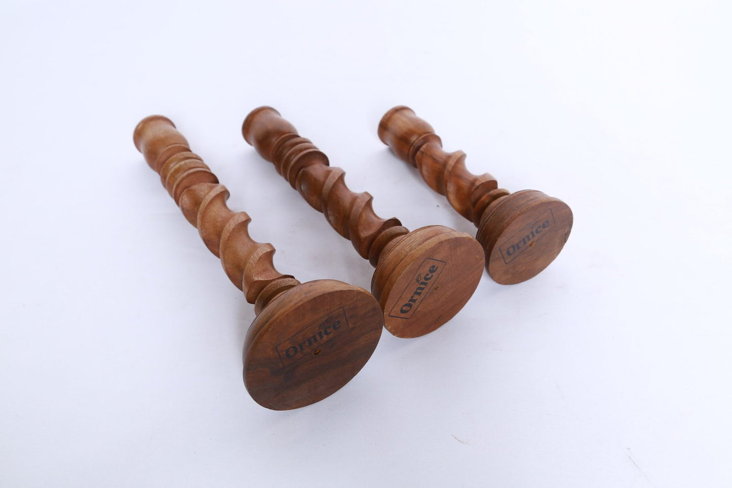 Curved Candle Stands (Set of 3)