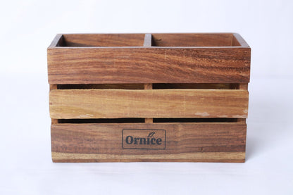 Wooden Cutlery/Pen Holder Plain Design