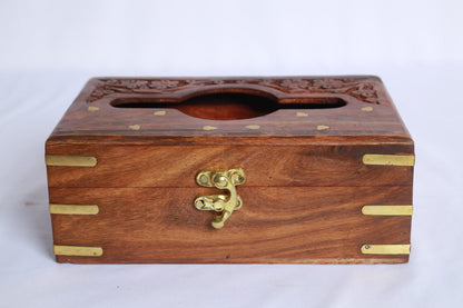 Wooden Tissue Box