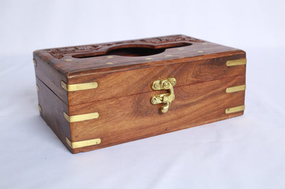 Wooden Tissue Box