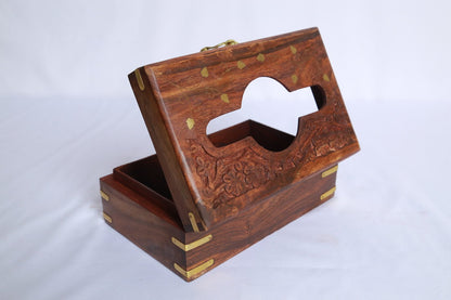 Wooden Tissue Box
