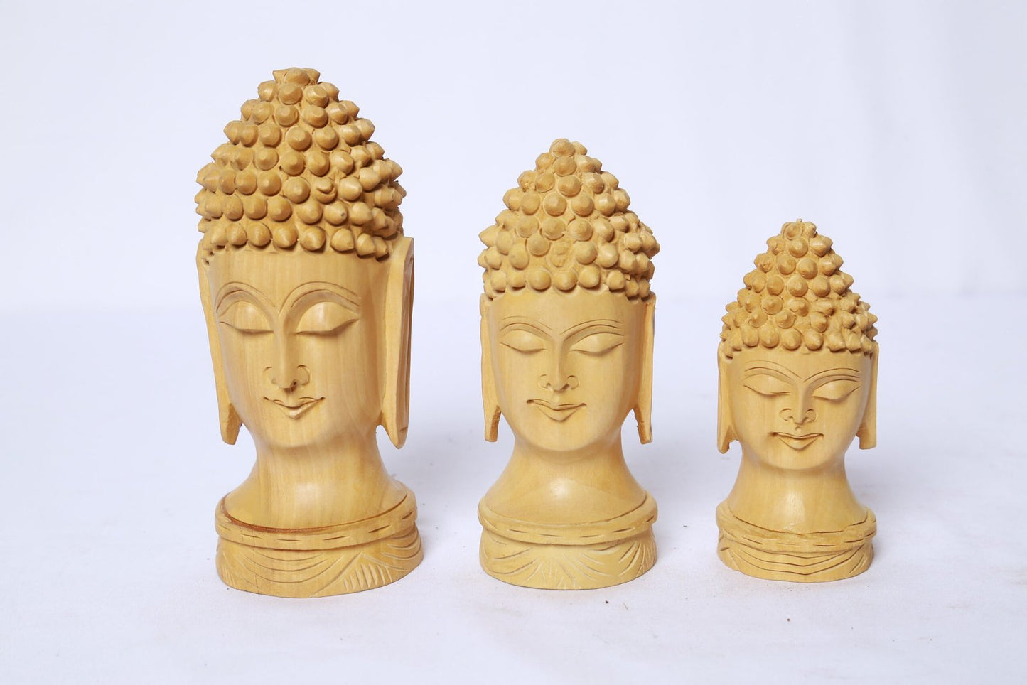 Buddha Head (Set of 3)