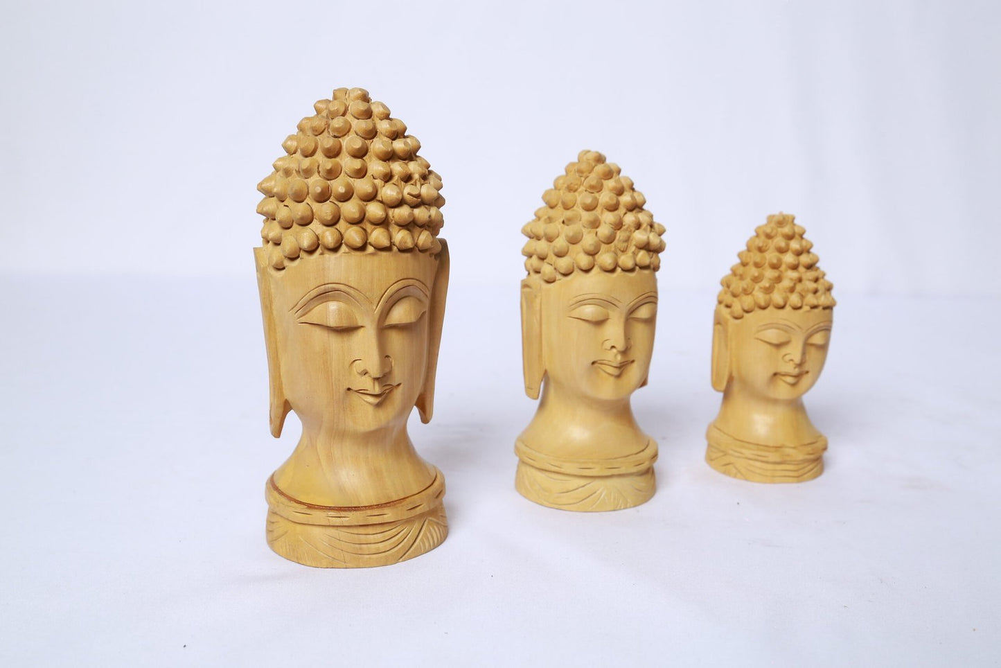 Buddha Head (Set of 3)