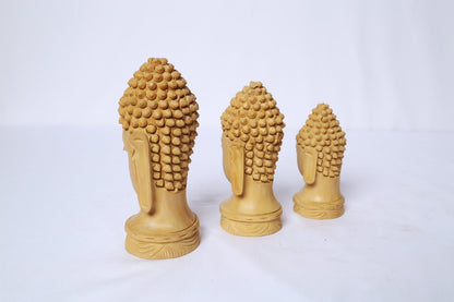 Buddha Head (Set of 3)
