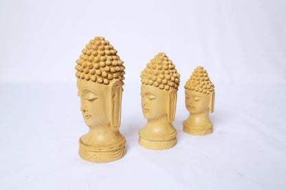 Buddha Head (Set of 3)