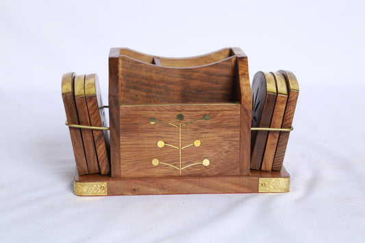 Desk Organizer With Coasters