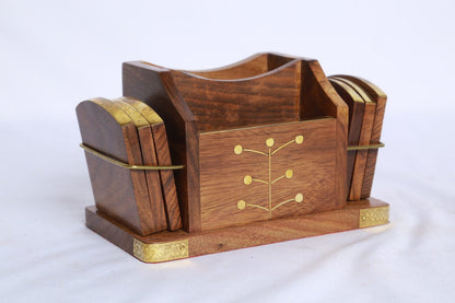Desk Organizer With Coasters